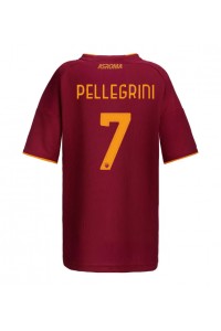 AS Roma Lorenzo Pellegrini #7 Jalkapallovaatteet Naisten Kotipaita 2025-26 Lyhythihainen